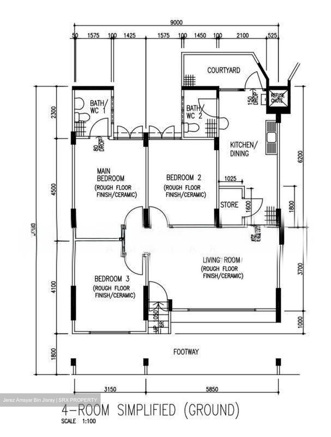Blk 516 Bedok Reservoir - Punggol Vale (Hougang), HDB 4 Rooms #624177001